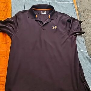 Under Armour L Hunt Brown Polo